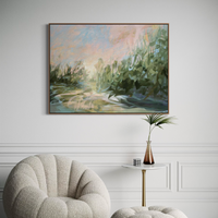 Glad We Came | Framed Canvas