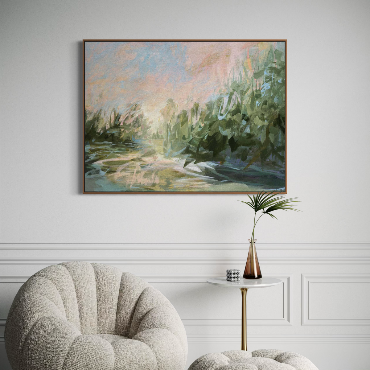 Glad We Came | Framed Canvas