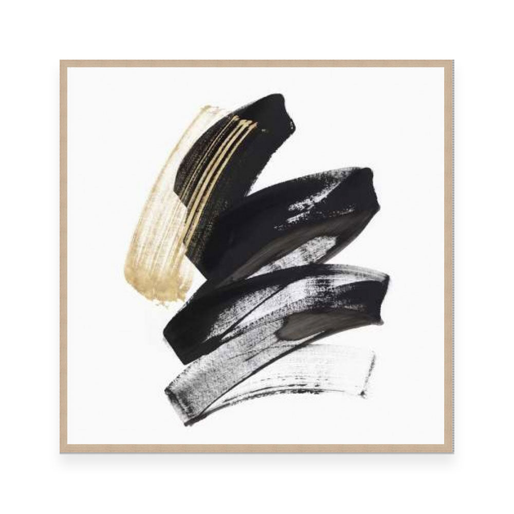 Golden Brushstroke I