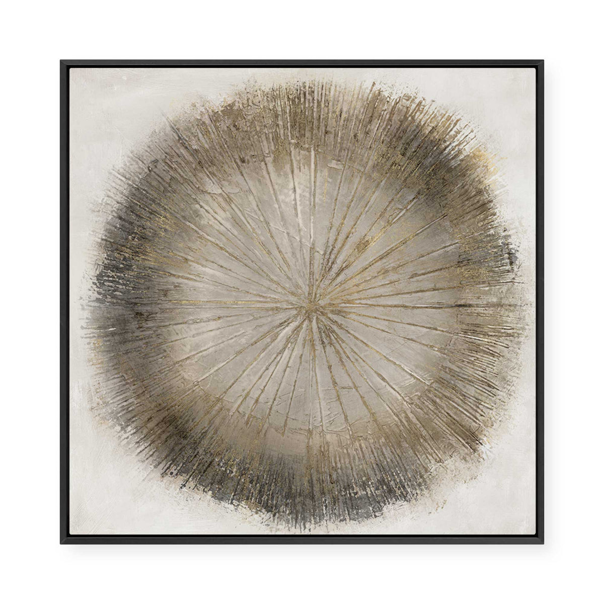 Golden Sphere II | Framed Canvas