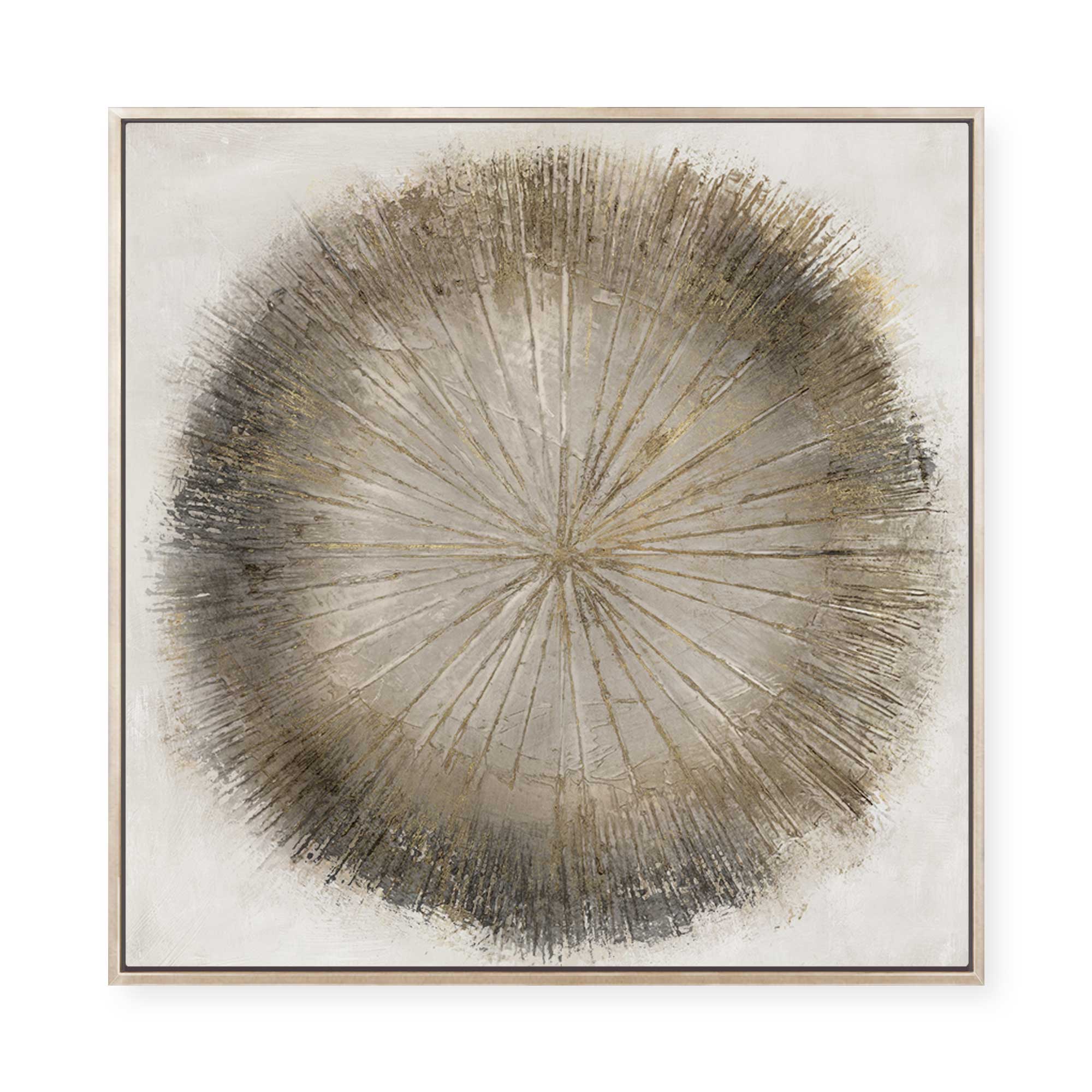 Golden Sphere II | Framed Canvas