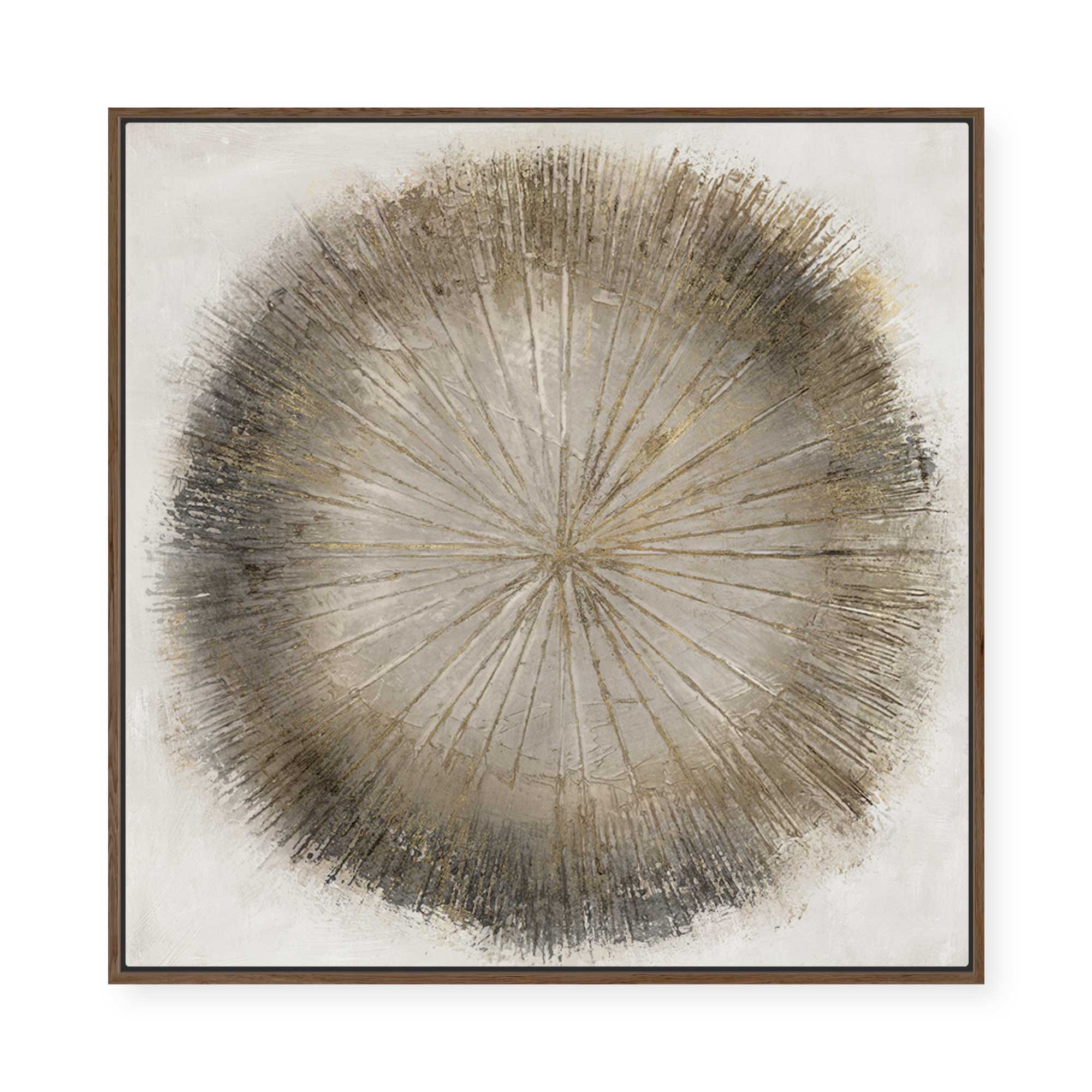 Golden Sphere II | Framed Canvas