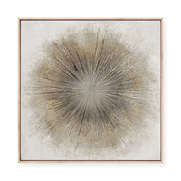 Golden Sphere I | Framed Canvas