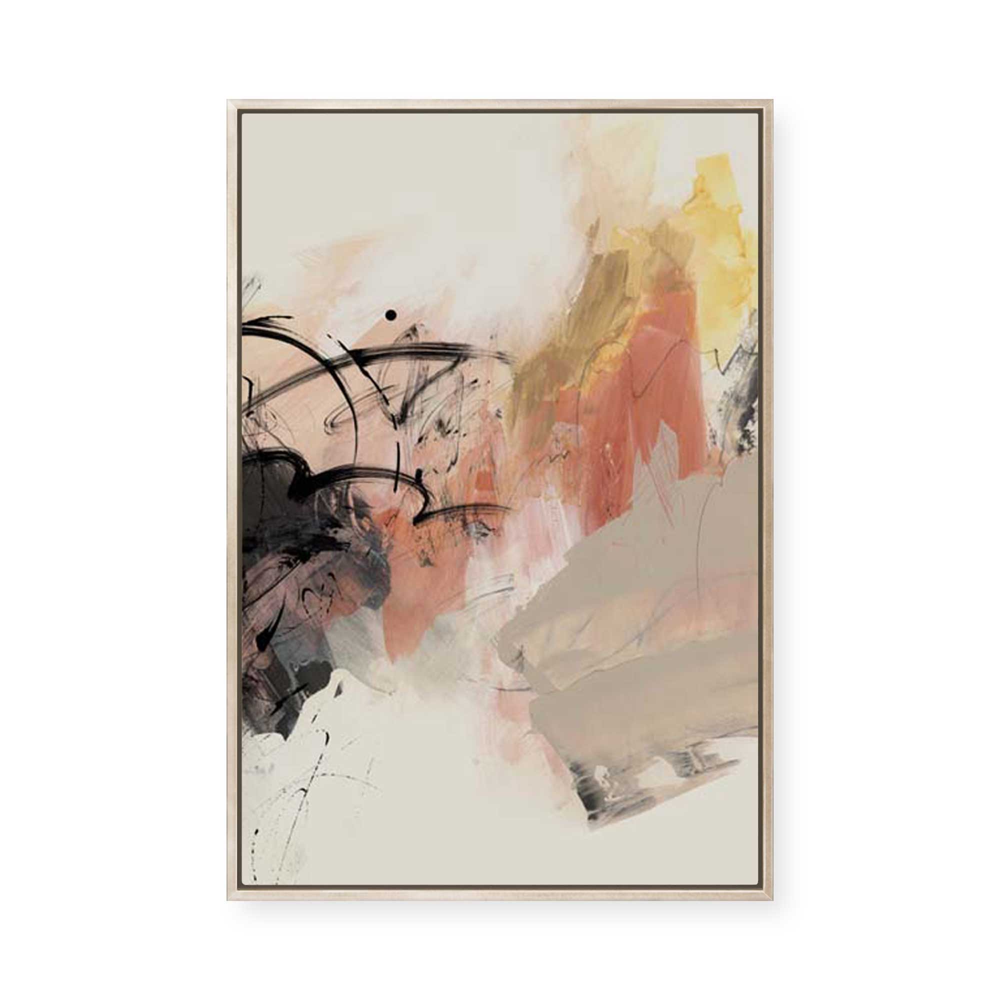 Grapefruit I | Framed Canvas