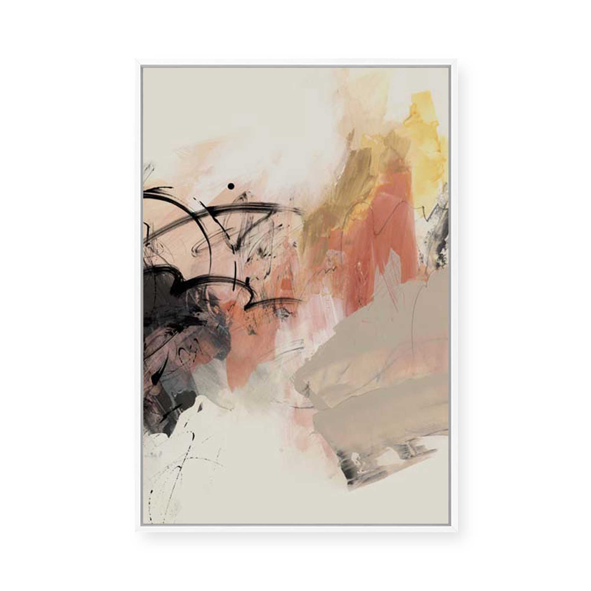 Grapefruit I | Framed Canvas