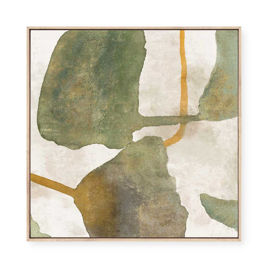 Green Above I | Framed Canvas