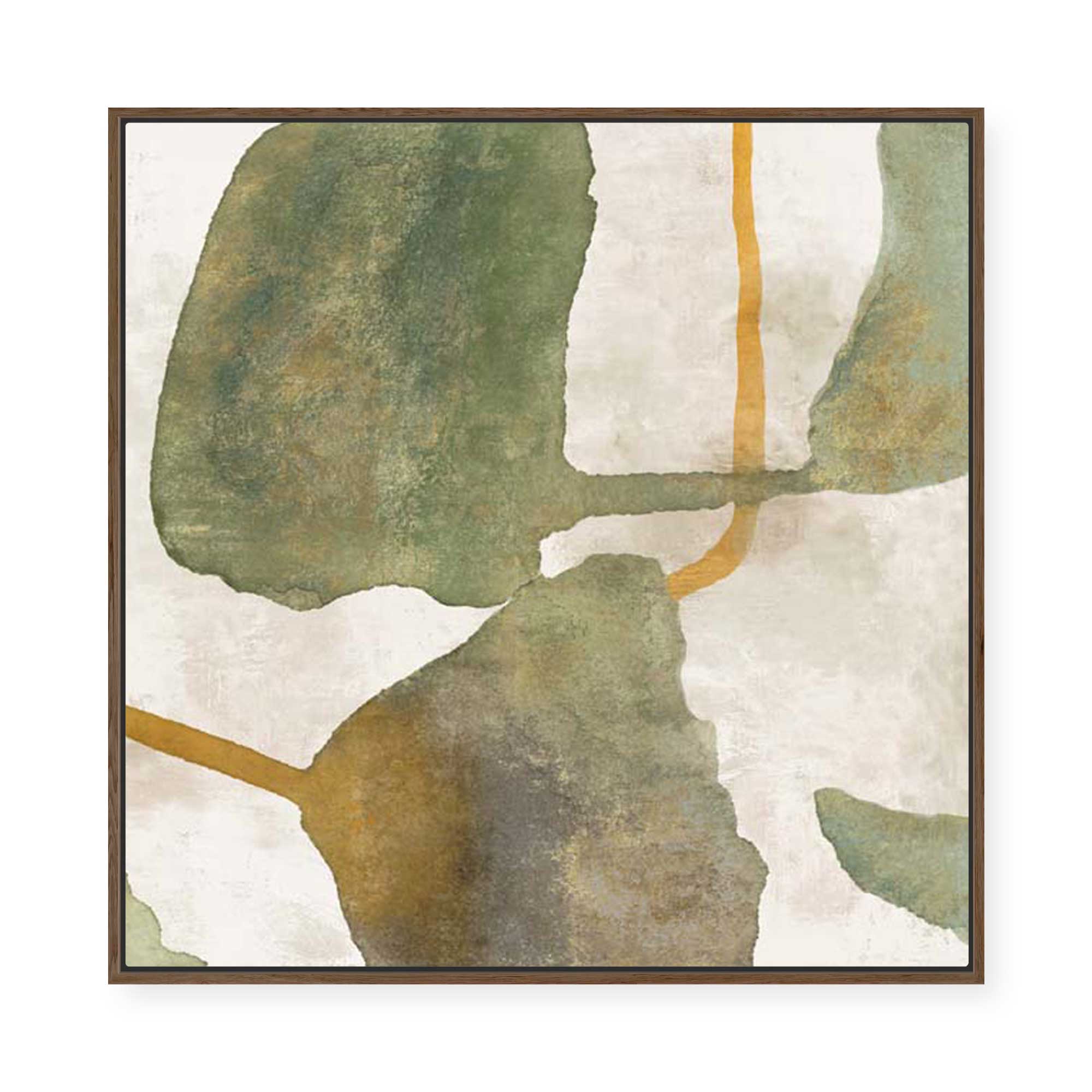 Green Above I | Framed Canvas