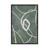 Green Grafica | Framed Canvas