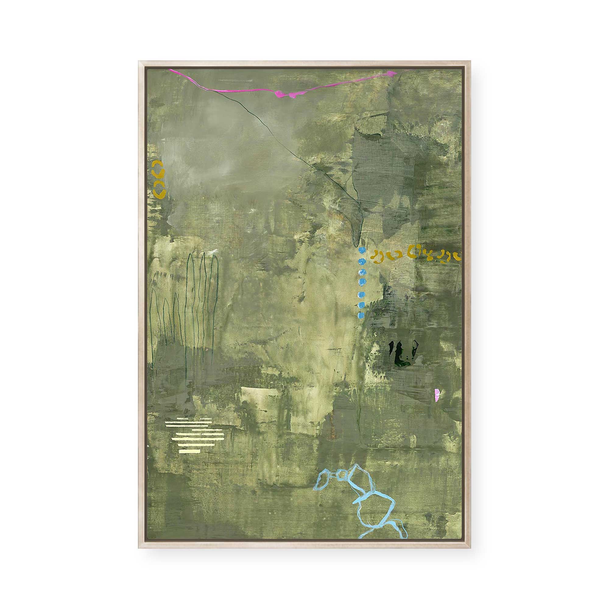 Green Petite | Framed Canvas