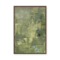 Green Petite | Framed Canvas