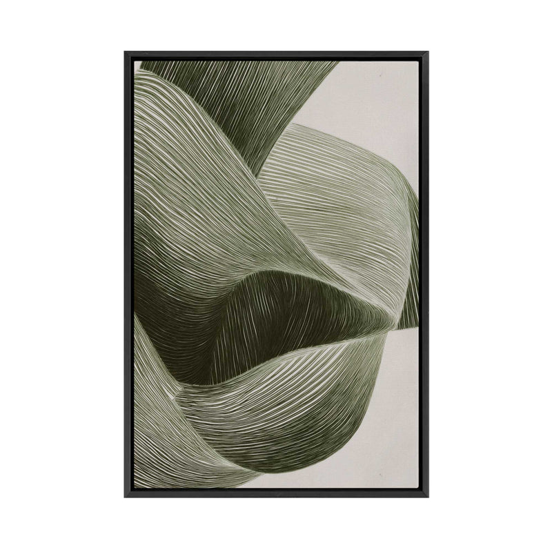 Green Pigment | Framed Canvas