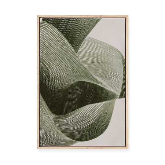 Green Pigment | Framed Canvas