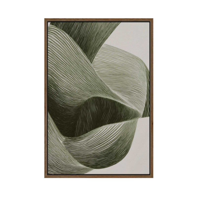 Green Pigment | Framed Canvas