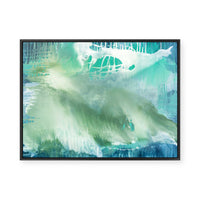 Green Primeval | Framed Canvas