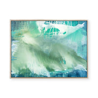 Green Primeval | Framed Canvas