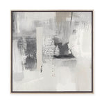 Grey Crush I | Framed Canvas