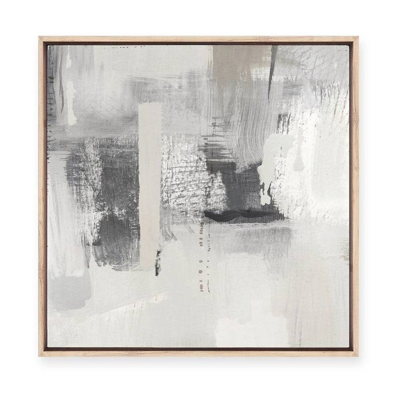 Grey Crush I | Framed Canvas