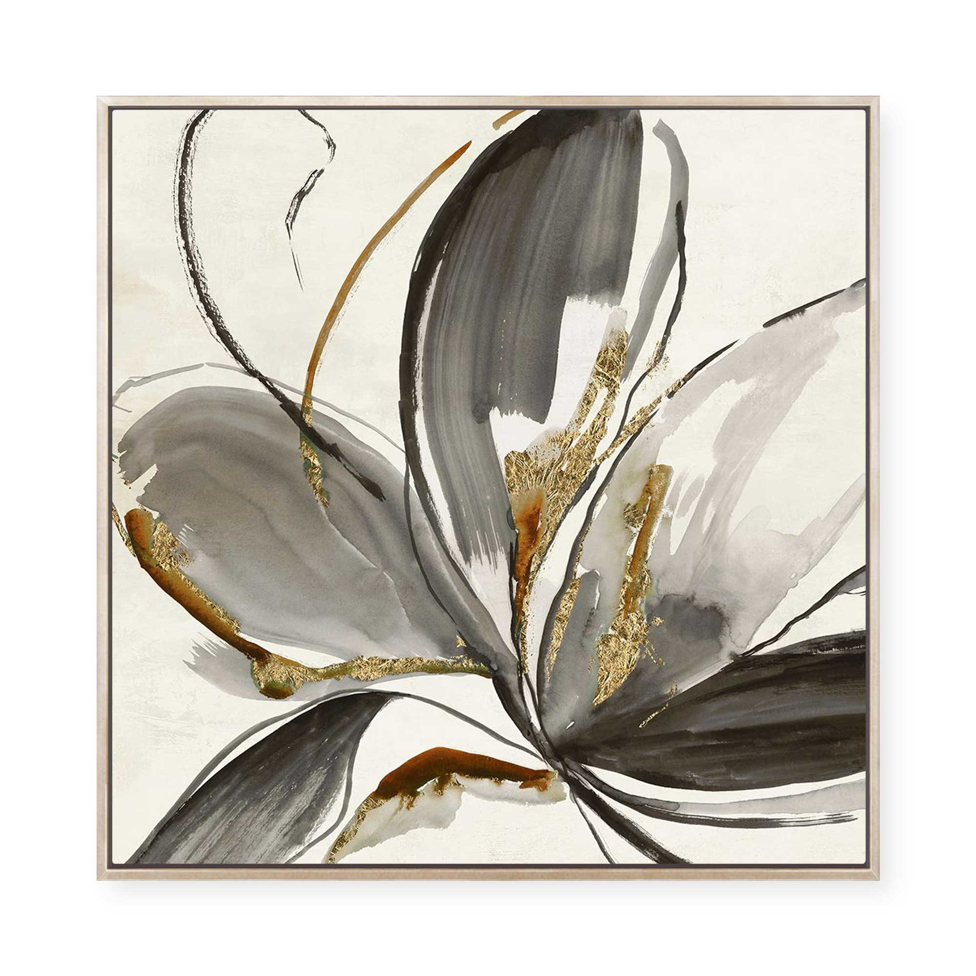 Grey Glory II | Framed Canvas