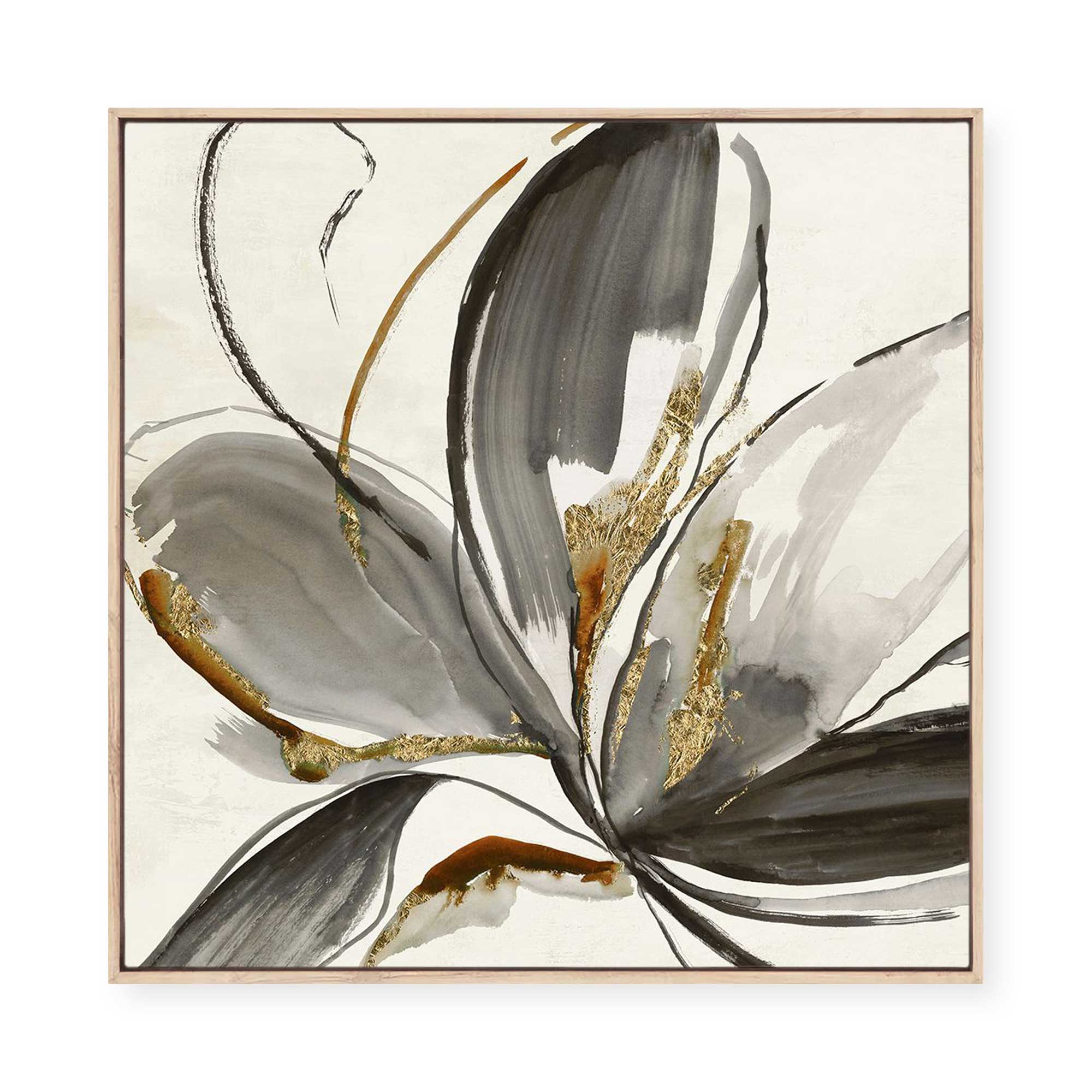 Grey Glory II | Framed Canvas