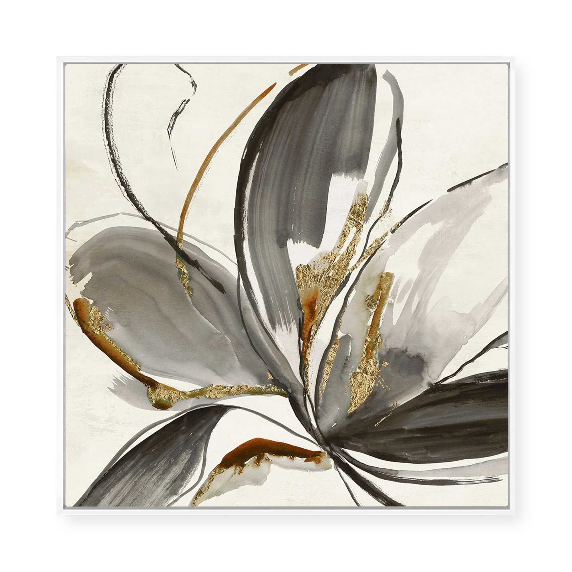 Grey Glory II | Framed Canvas