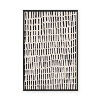 Grid Undone 1 | Framed Canvas