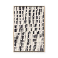 Grid Undone 1 | Framed Canvas