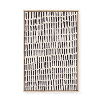 Grid Undone 1 | Framed Canvas