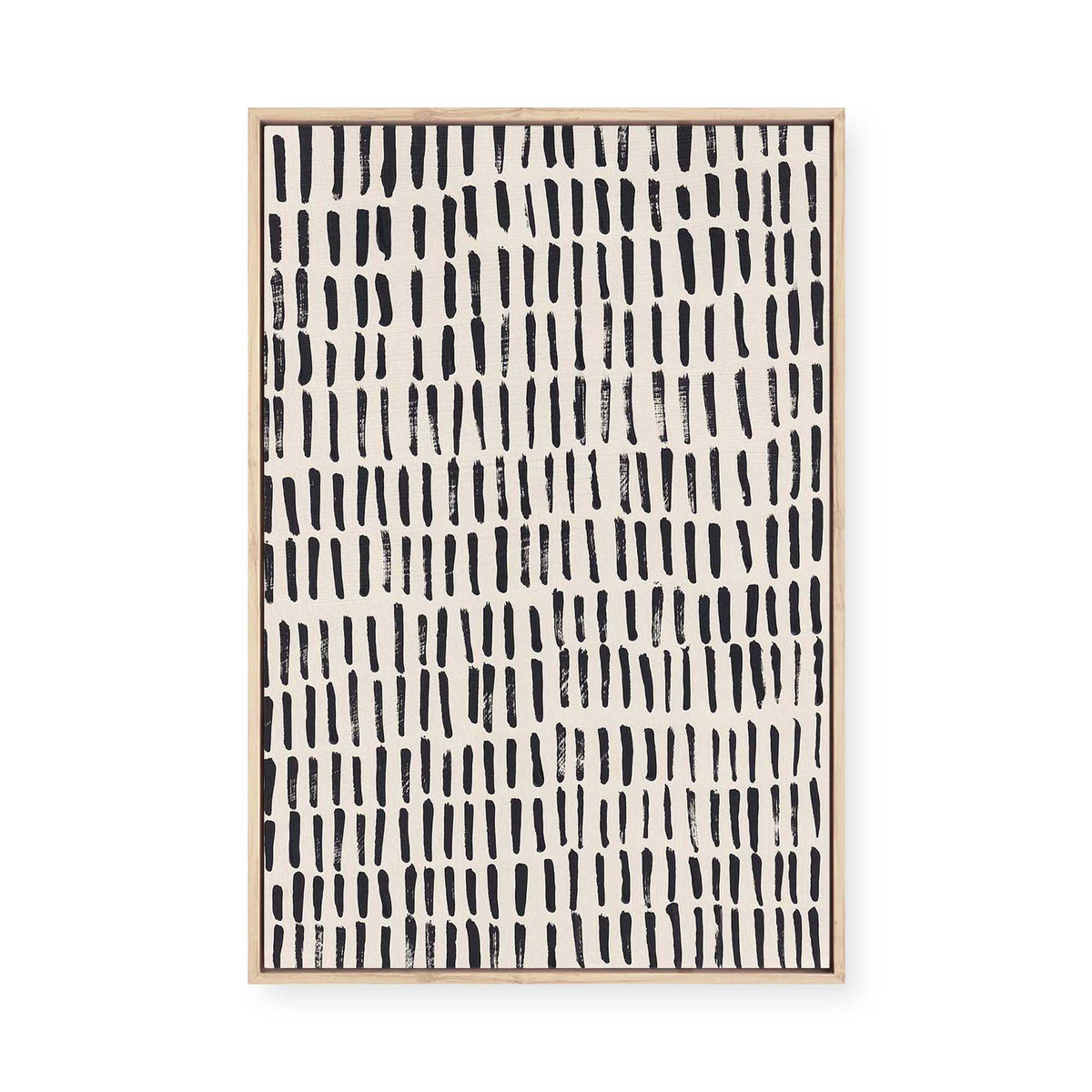 Grid Undone 1 | Framed Canvas