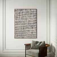 Grid Undone 1 | Framed Canvas