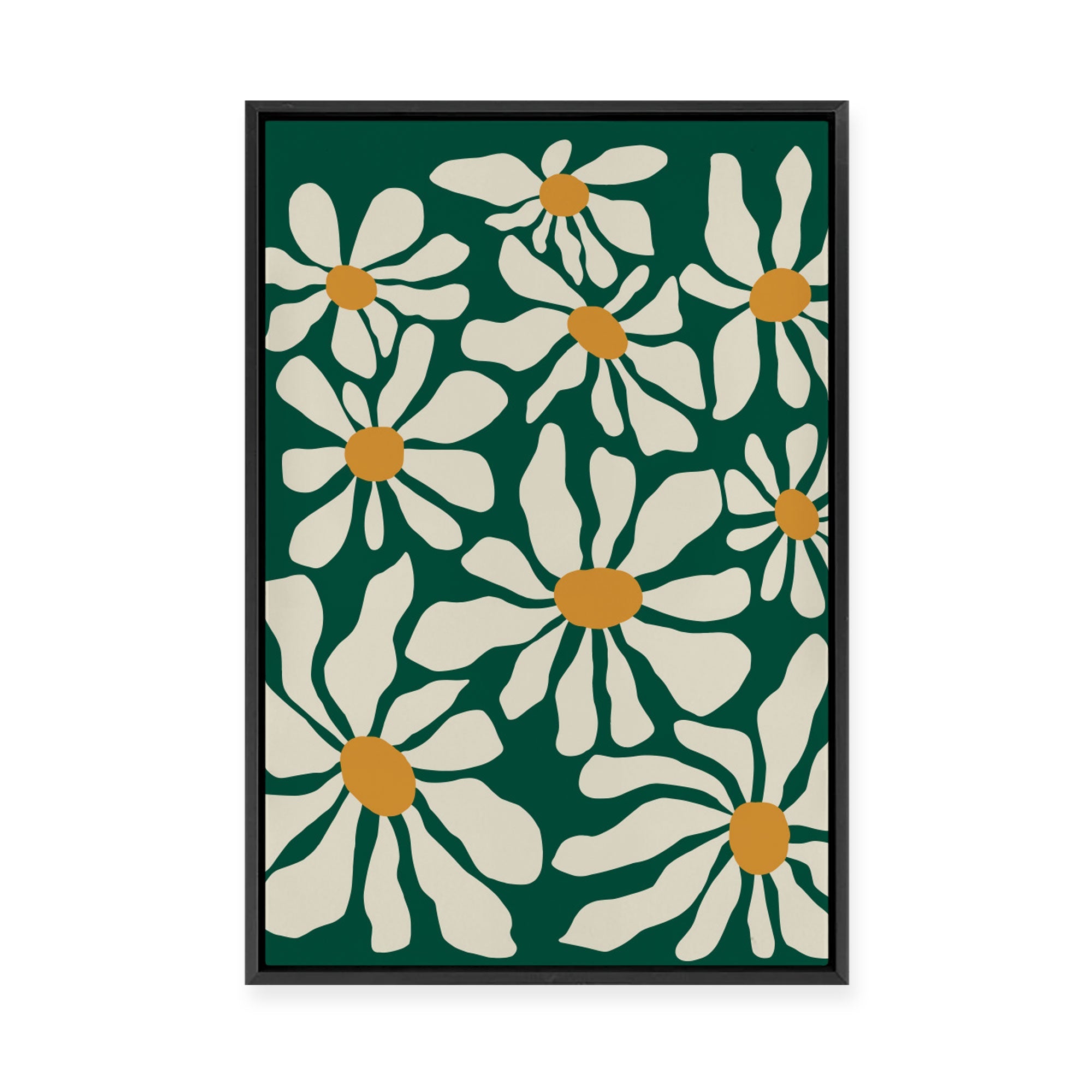 Happy Flora I | Framed Canvas