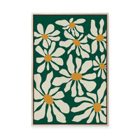 Happy Flora I | Framed Canvas