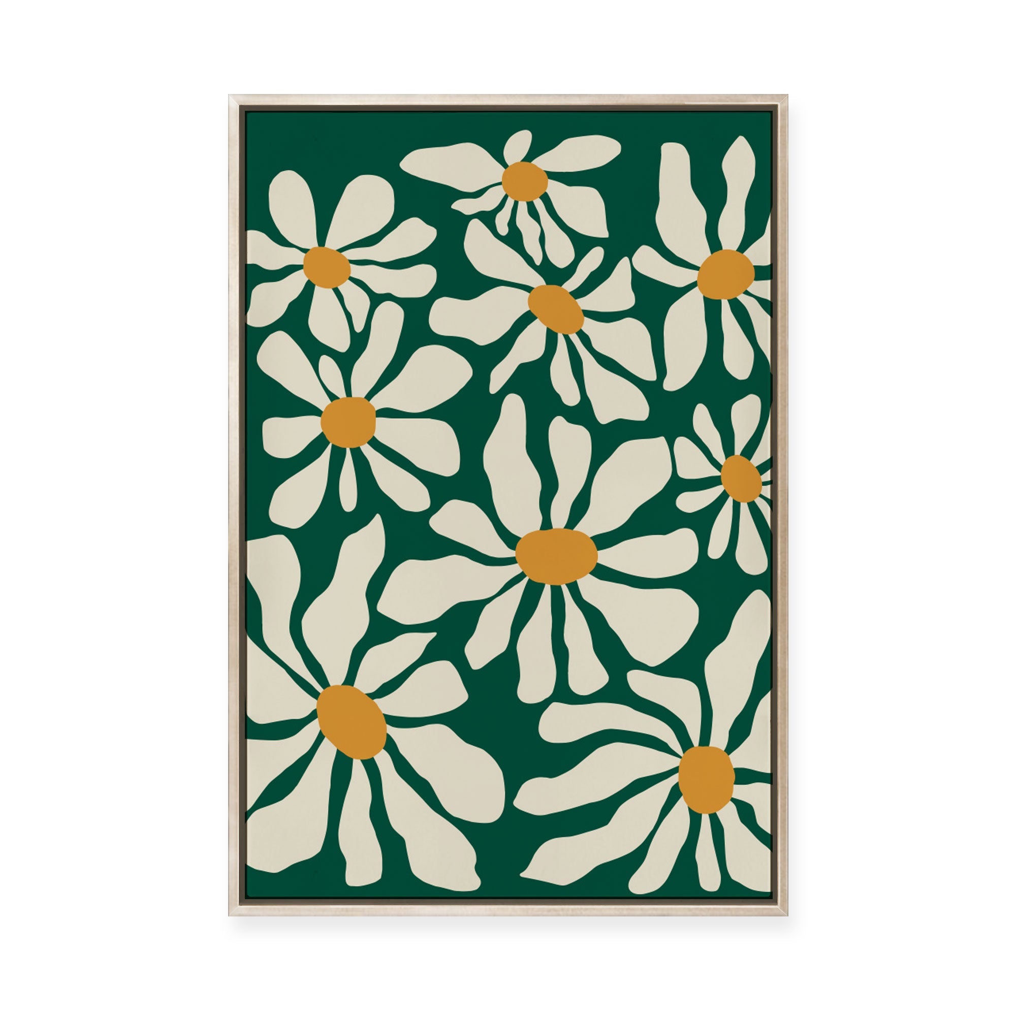 Happy Flora I | Framed Canvas