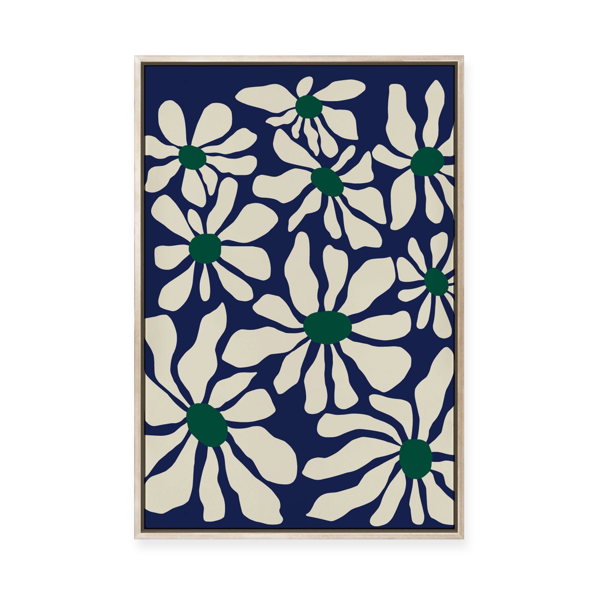 Happy Flora II | Framed Canvas
