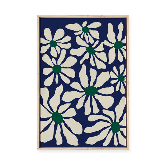 Happy Flora II | Framed Canvas
