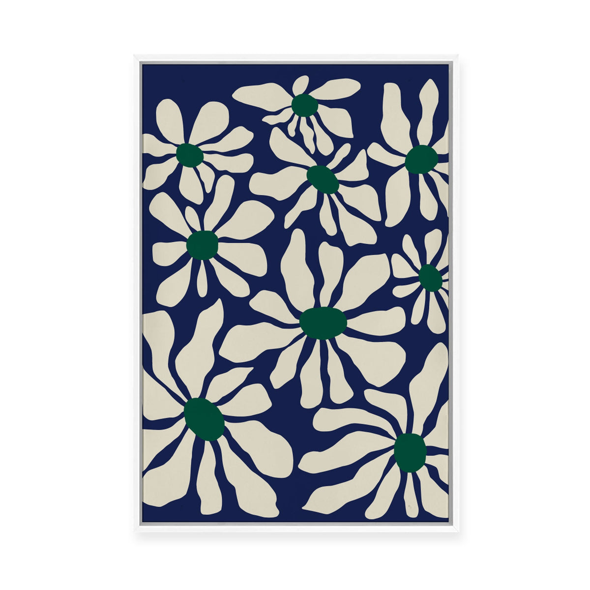Happy Flora II | Framed Canvas