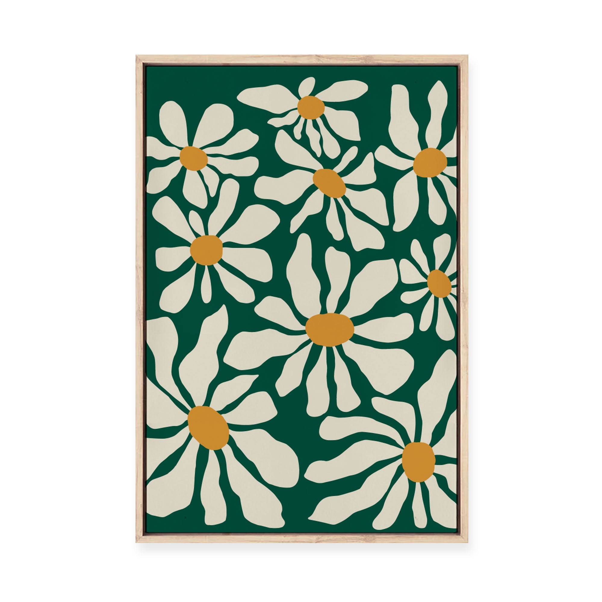 Happy Flora I | Framed Canvas
