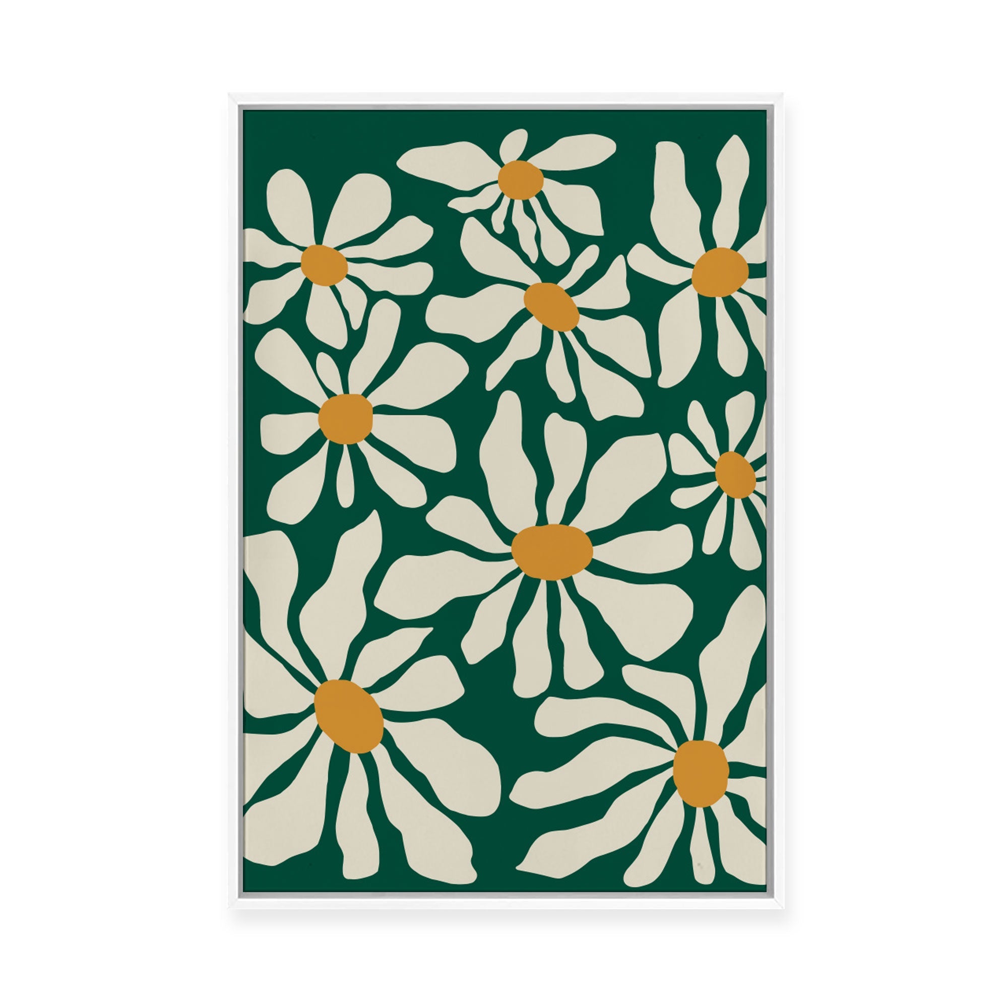 Happy Flora I | Framed Canvas