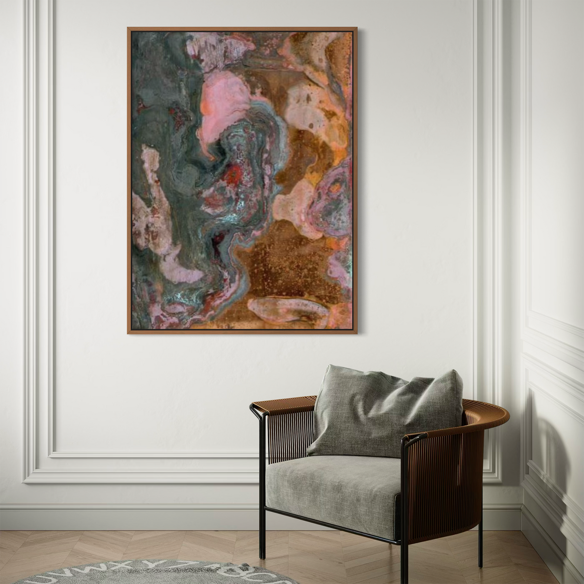 Heart of the Mermaid Claudia | Framed Canvas