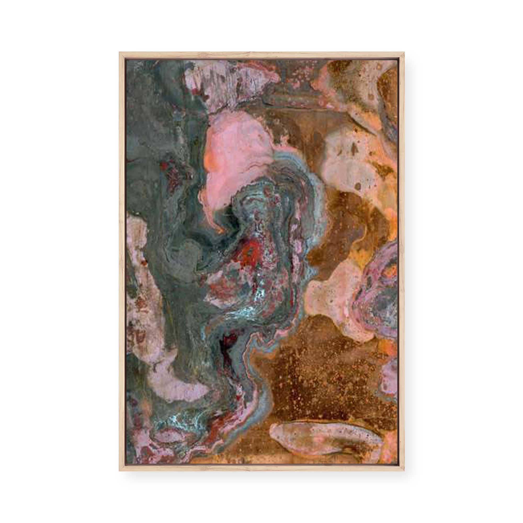 Heart of the Mermaid Claudia | Framed Canvas