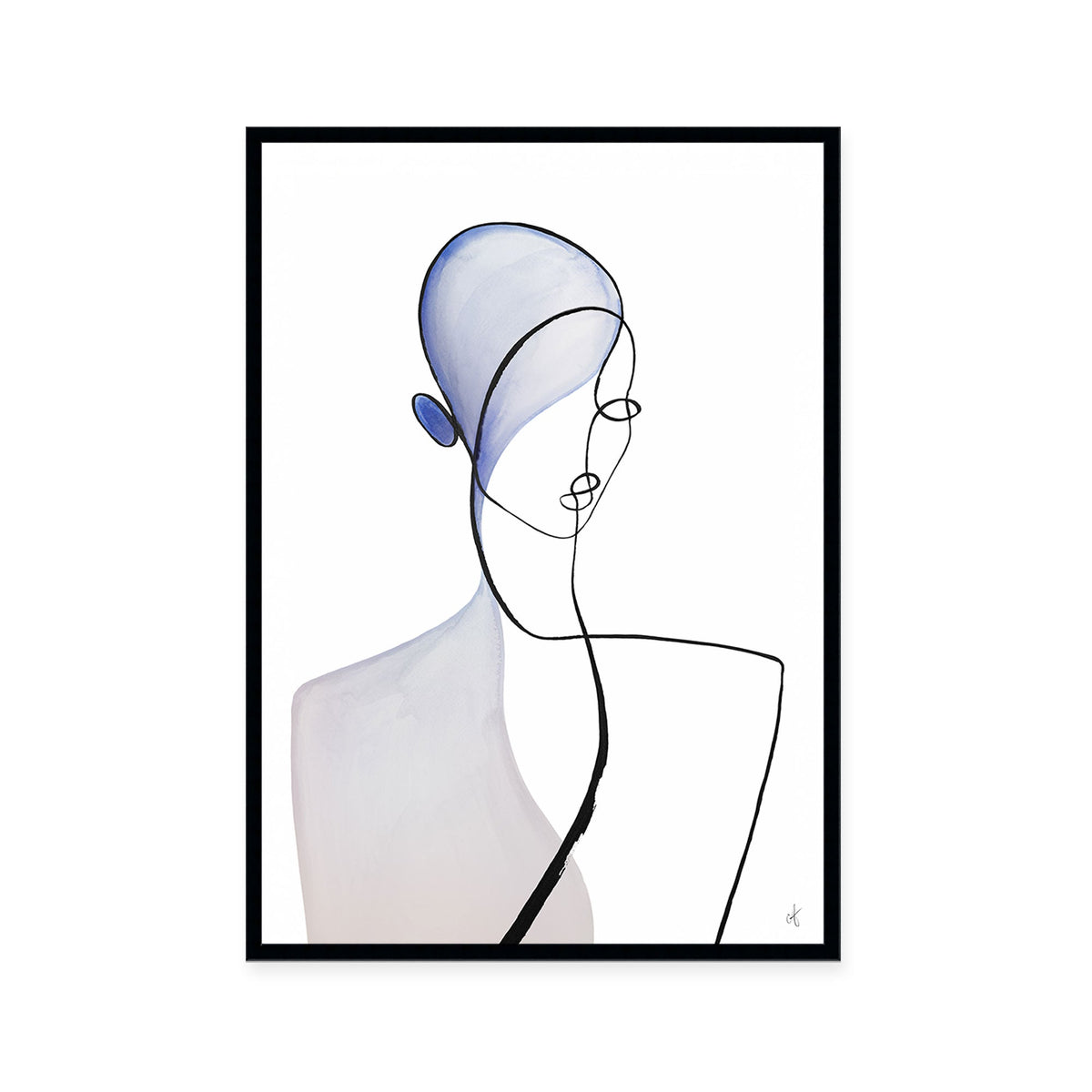 Hedvig Blue | Fine Art Print | Peytil