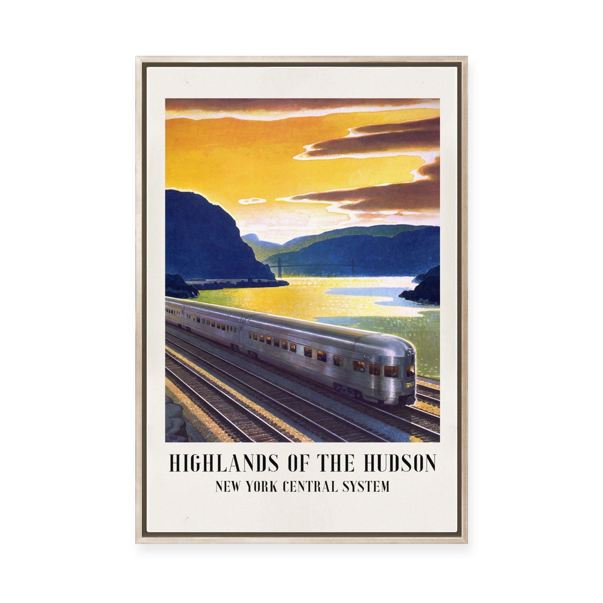 Highlands of the Hudson | Framed Canvas