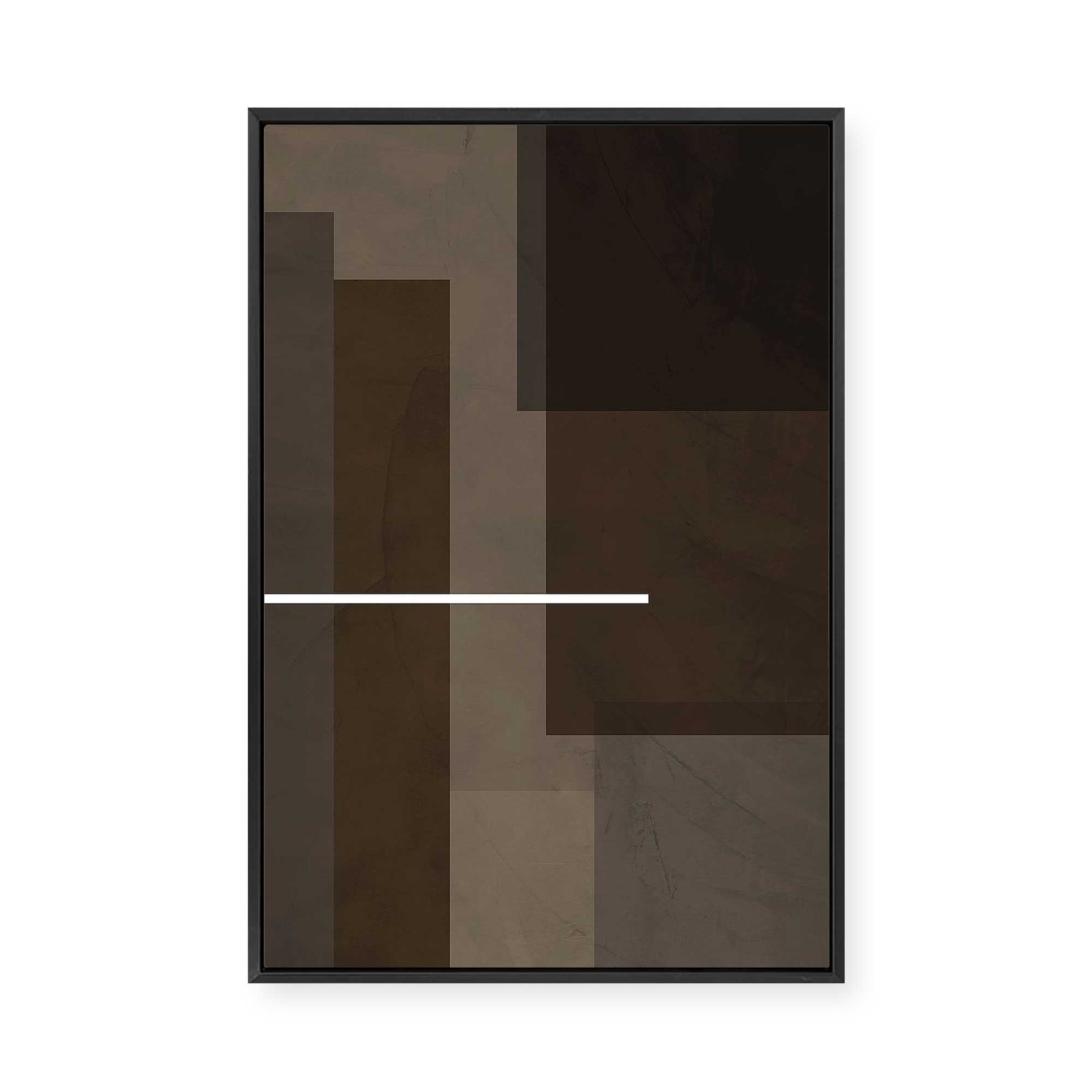 Horizontal Line | Framed Canvas