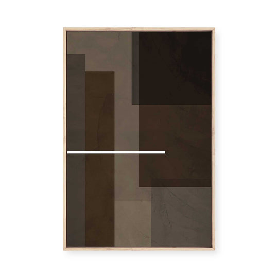 Horizontal Line | Framed Canvas