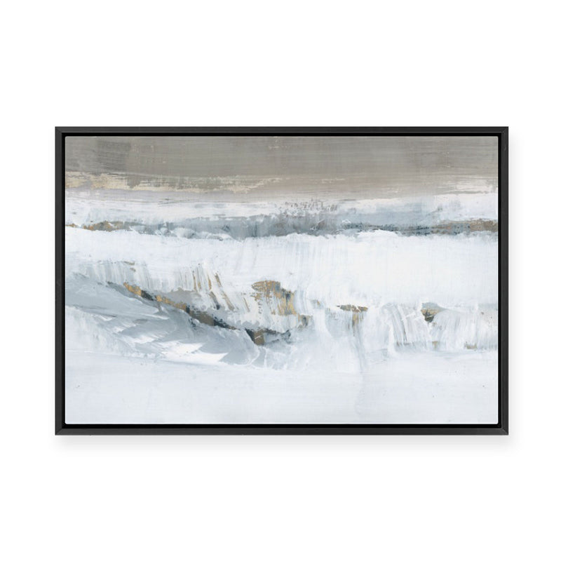 Icy Snow I | Framed Canvas