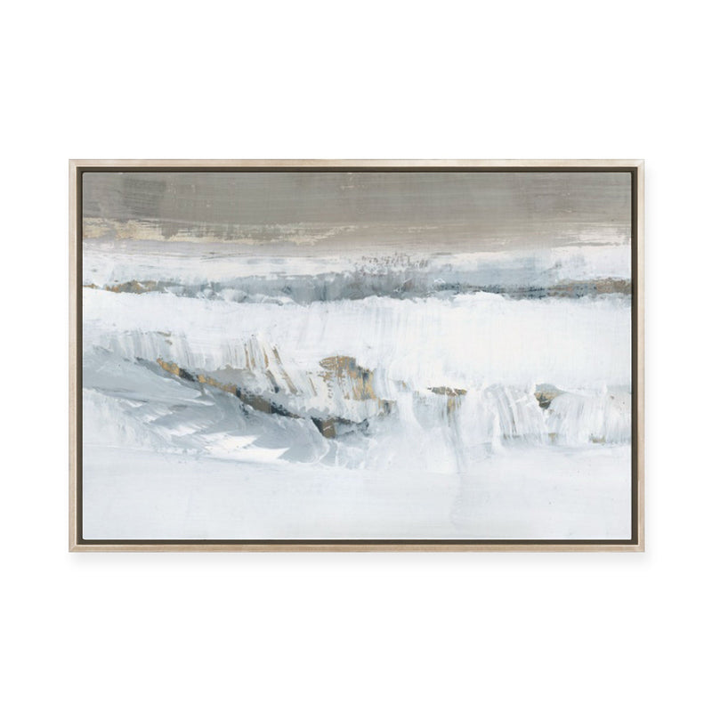 Icy Snow I | Framed Canvas