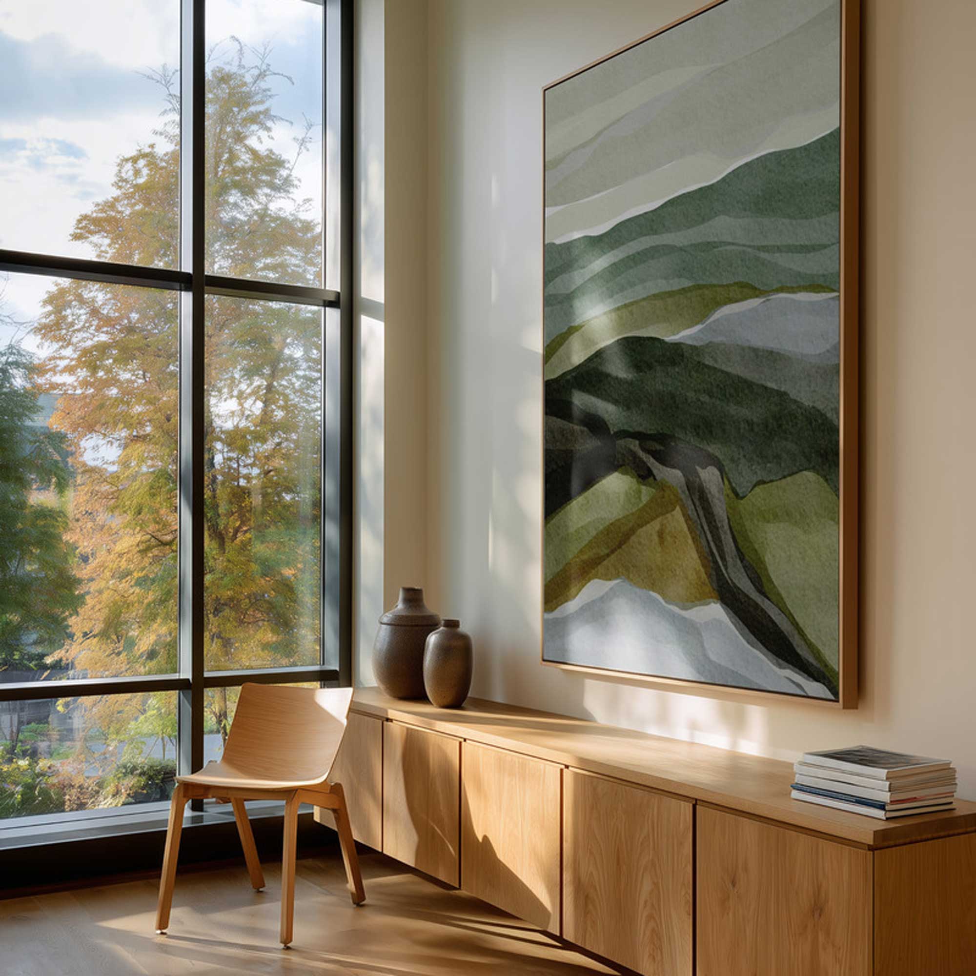 Imaginary Landscape | Framed Canvas