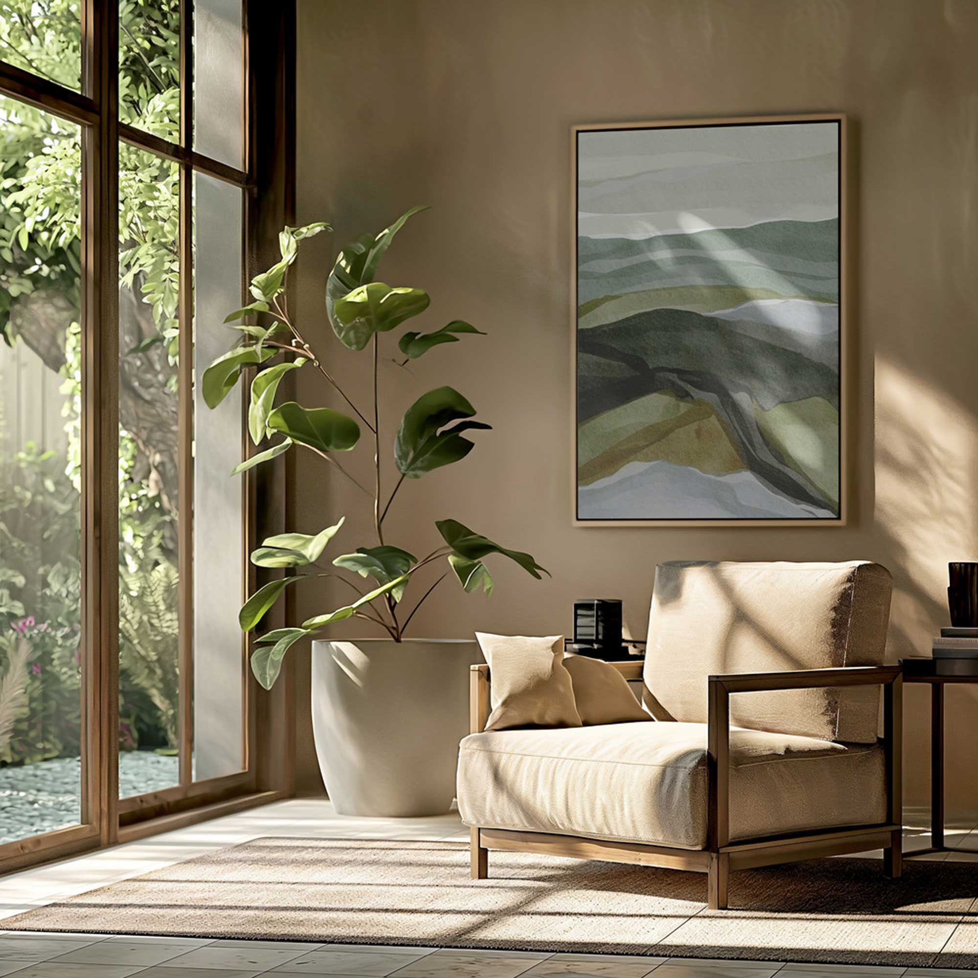 Imaginary Landscape | Framed Canvas