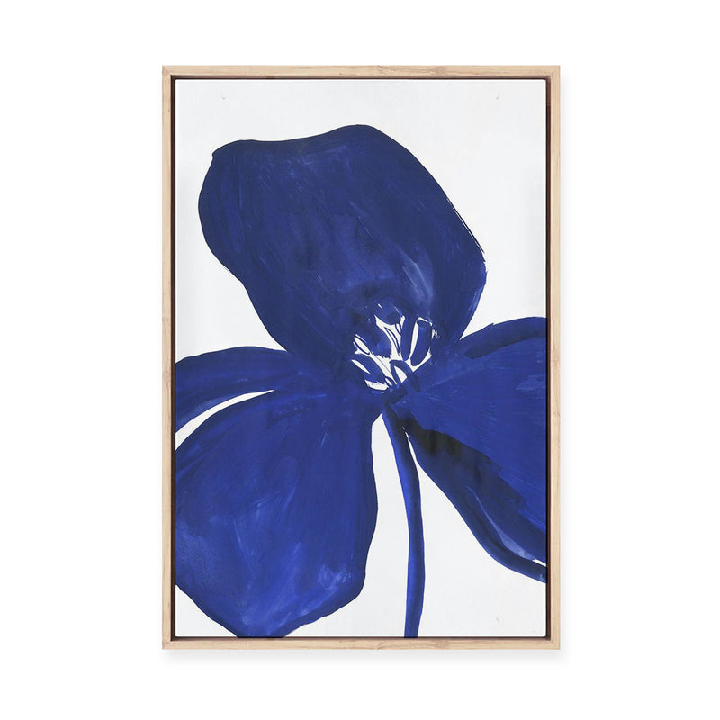 Indigo Petal II | Framed Canvas