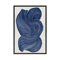 Indigo Pigment II | Framed Canvas