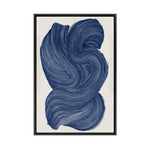 Indigo Pigment II | Framed Canvas